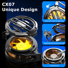 MEMO CX07 Fast Cooling Magnetic Phone Radiator Phone Cooling Fan