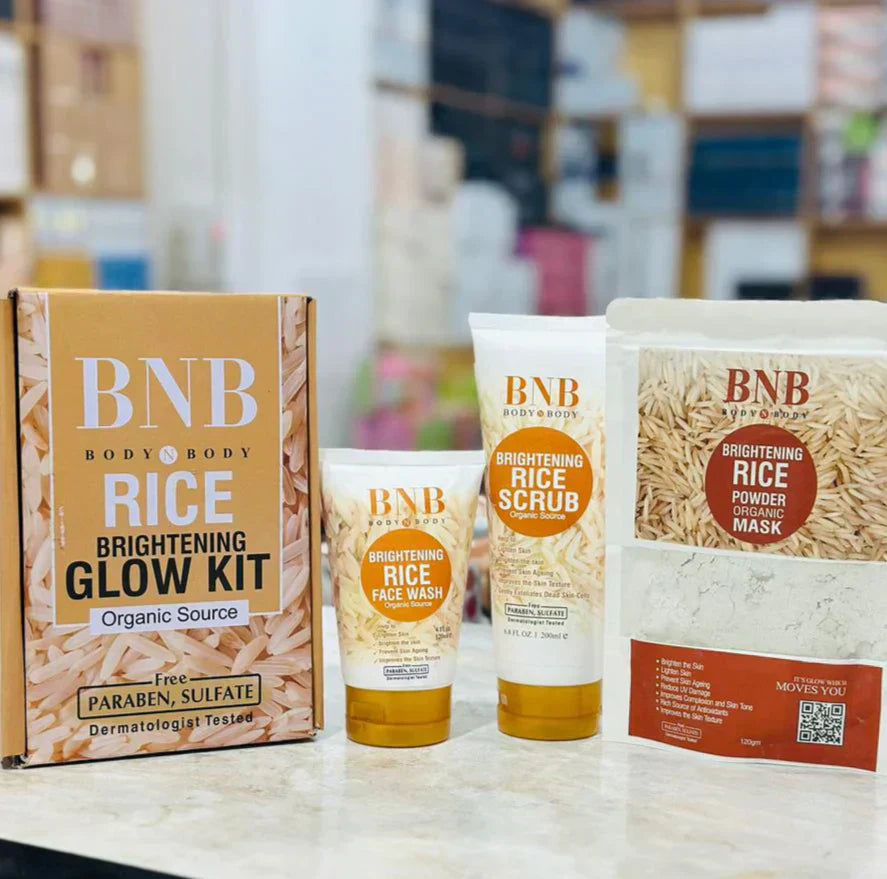 BNB Rice Extract Bright & Glow Kit