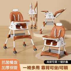 Folding Baby Highchair Kids Chair Dinning High Chair for Children Feeding Baby Table and Chair for Babies Toddler Booster Seat