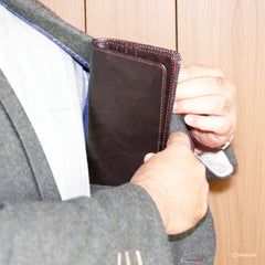 Men’s Premium Slim Wallet – 10 Card Slots & Cash Compartment | Ultra-Thin Leather Wallet