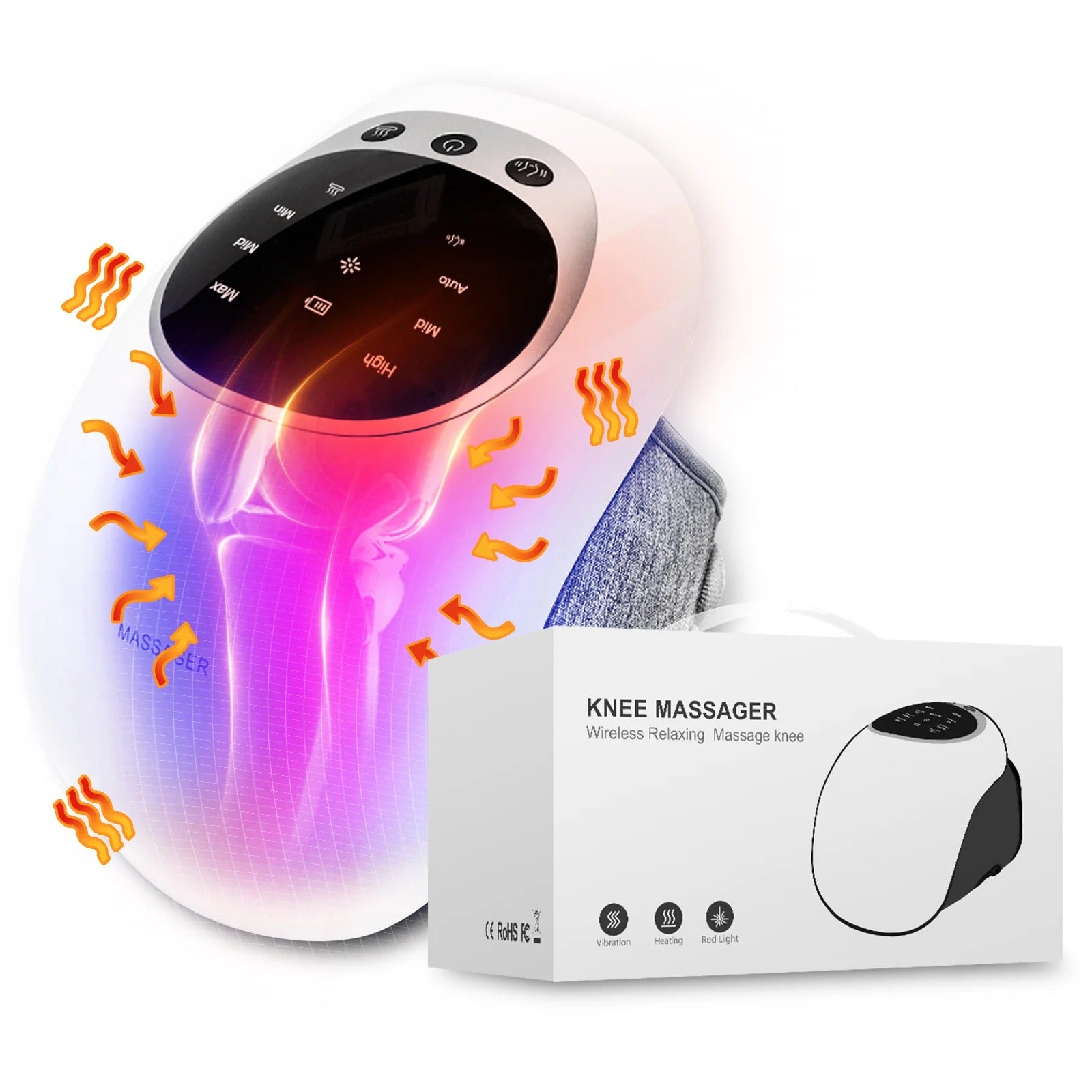 1Pc Eye Massager with Heat, Music & Vibration